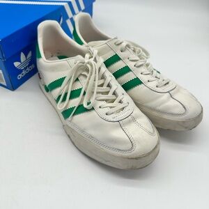 Adidas Kegler Super Men's Green and White Sneakers size 11